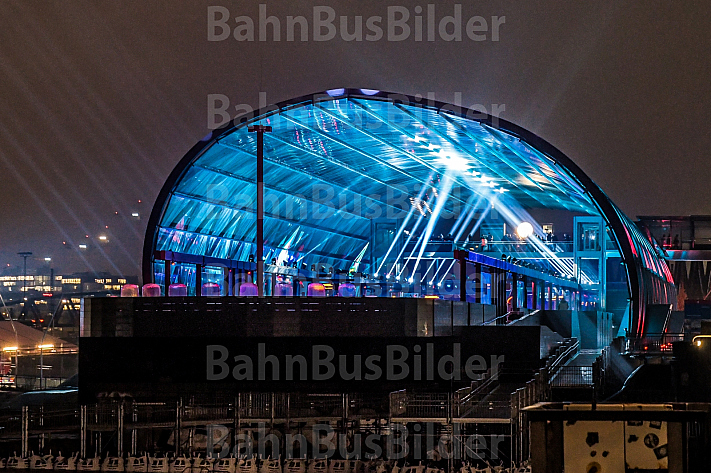 Eröffnung des neuen U-Bahnhofs Elbbrücken in der HafenCity in Hamburg